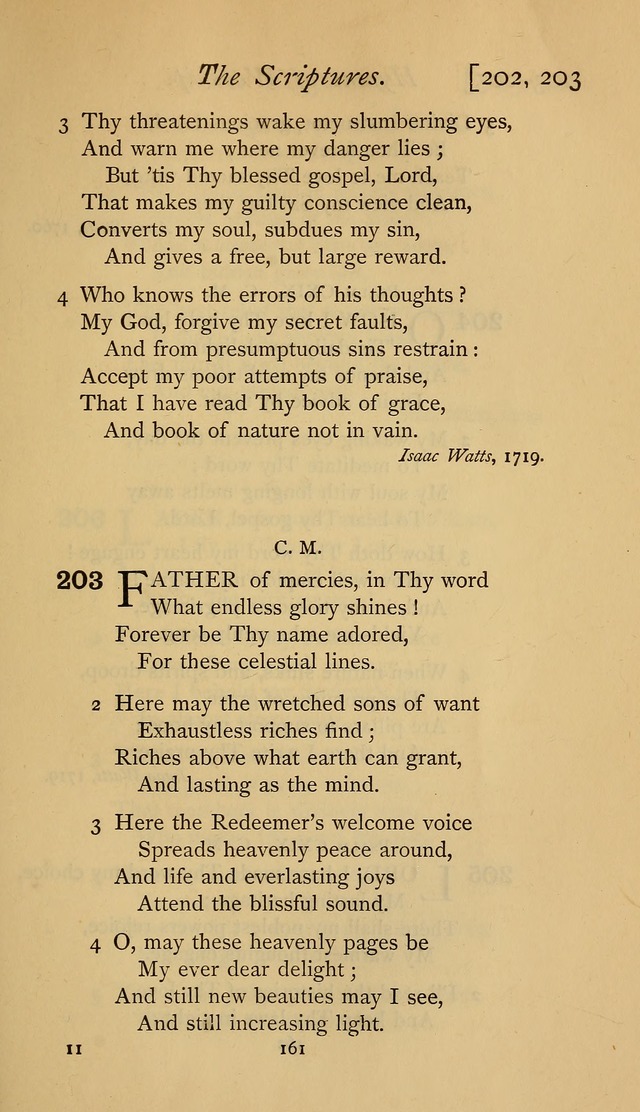 The Sacrifice of Praise. psalms, hymns, and spiritual songs designed for public worship and private devotion, with notes on the origin of hymns. page 161