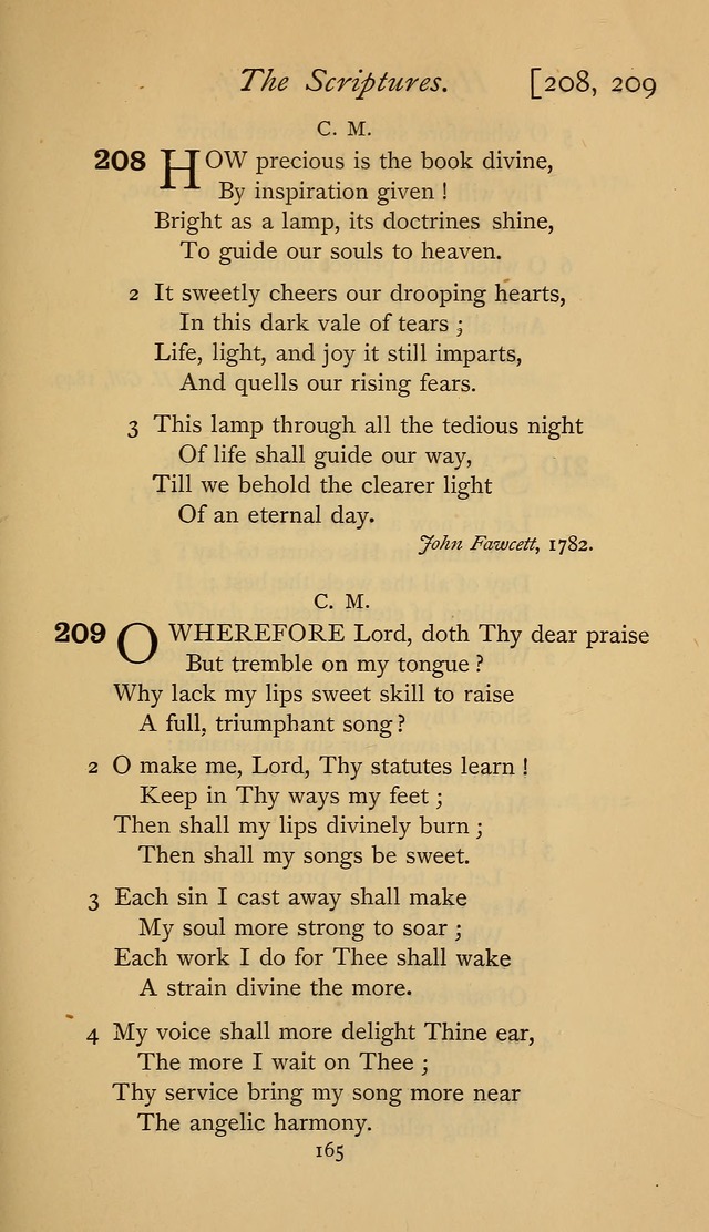 The Sacrifice of Praise. psalms, hymns, and spiritual songs designed for public worship and private devotion, with notes on the origin of hymns. page 165