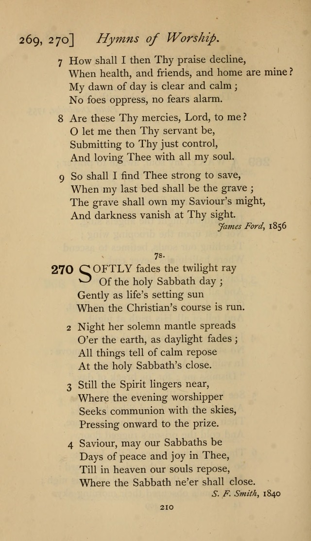 The Sacrifice of Praise. psalms, hymns, and spiritual songs designed for public worship and private devotion, with notes on the origin of hymns. page 210