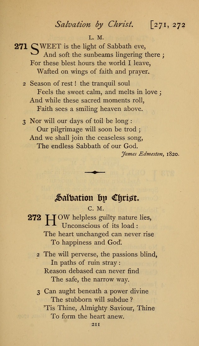 The Sacrifice of Praise. psalms, hymns, and spiritual songs designed for public worship and private devotion, with notes on the origin of hymns. page 211