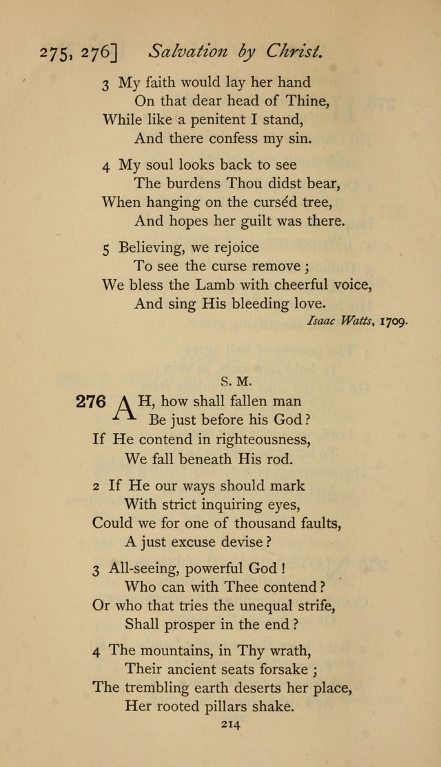 The Sacrifice of Praise. psalms, hymns, and spiritual songs designed for public worship and private devotion, with notes on the origin of hymns. page 214