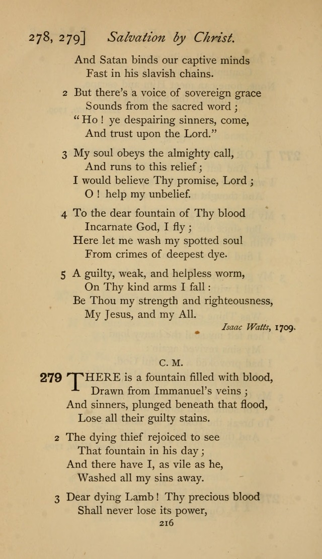 The Sacrifice of Praise. psalms, hymns, and spiritual songs designed for public worship and private devotion, with notes on the origin of hymns. page 216