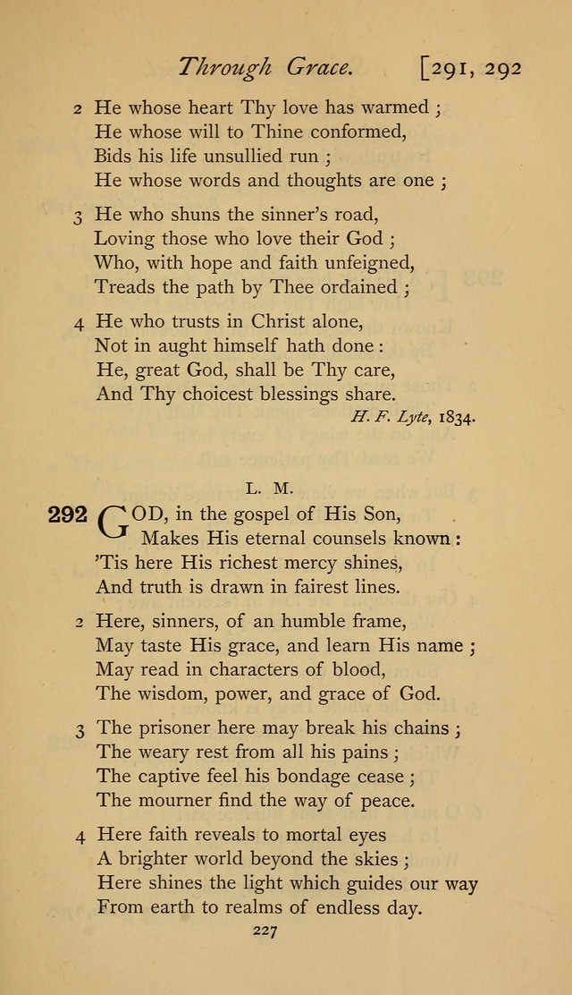 The Sacrifice of Praise. psalms, hymns, and spiritual songs designed for public worship and private devotion, with notes on the origin of hymns. page 227