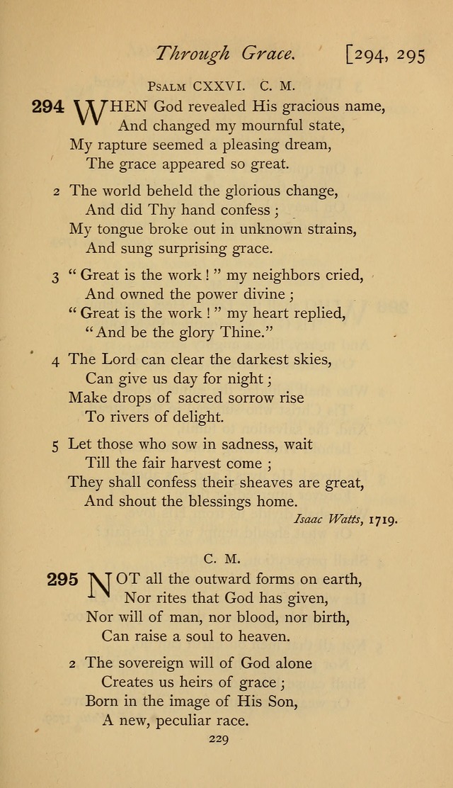 The Sacrifice of Praise. psalms, hymns, and spiritual songs designed for public worship and private devotion, with notes on the origin of hymns. page 229