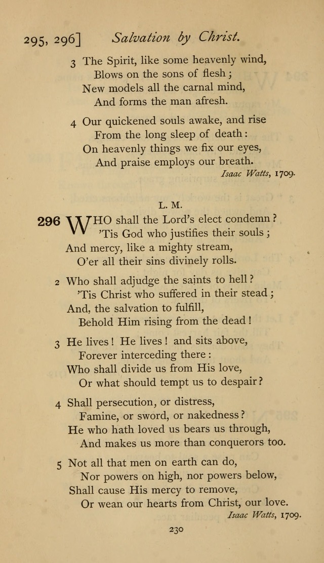 The Sacrifice of Praise. psalms, hymns, and spiritual songs designed for public worship and private devotion, with notes on the origin of hymns. page 230