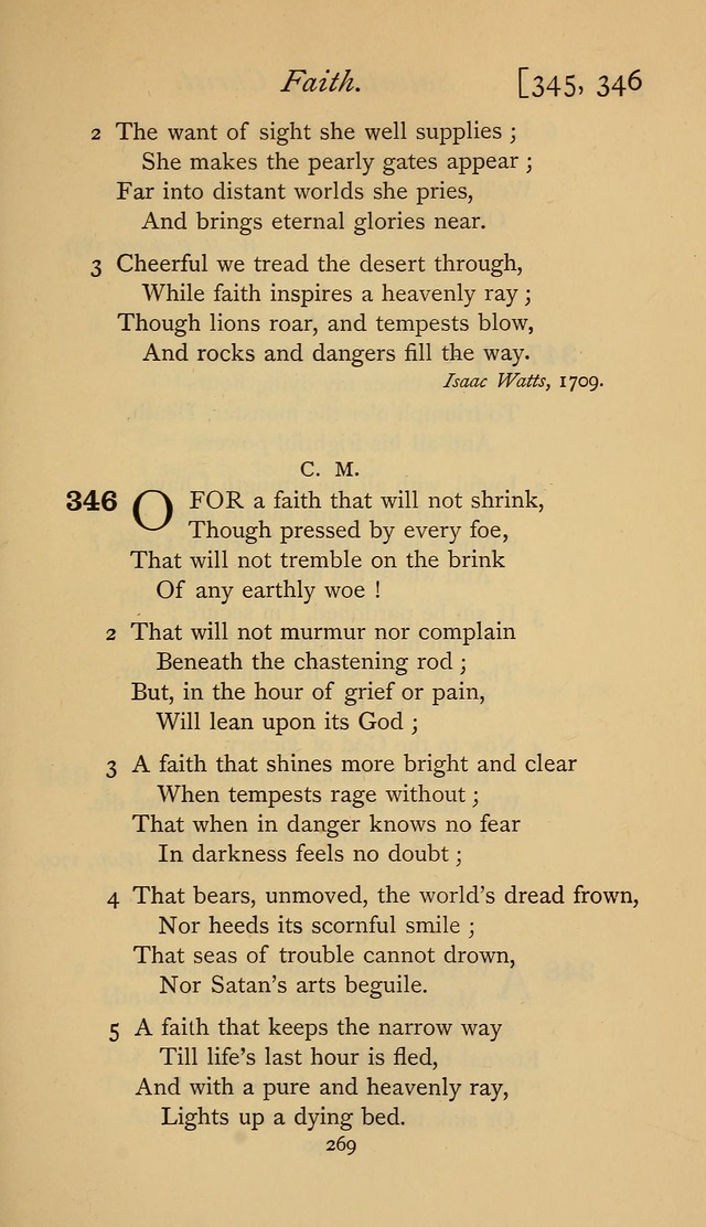 The Sacrifice of Praise. psalms, hymns, and spiritual songs designed for public worship and private devotion, with notes on the origin of hymns. page 269