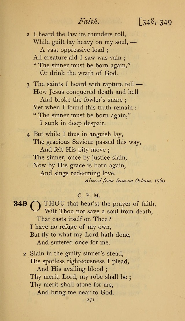 The Sacrifice of Praise. psalms, hymns, and spiritual songs designed for public worship and private devotion, with notes on the origin of hymns. page 271