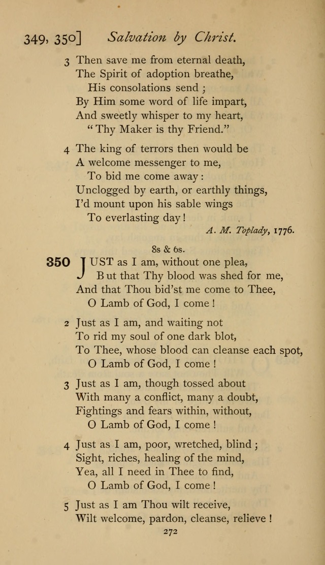 The Sacrifice of Praise. psalms, hymns, and spiritual songs designed for public worship and private devotion, with notes on the origin of hymns. page 272