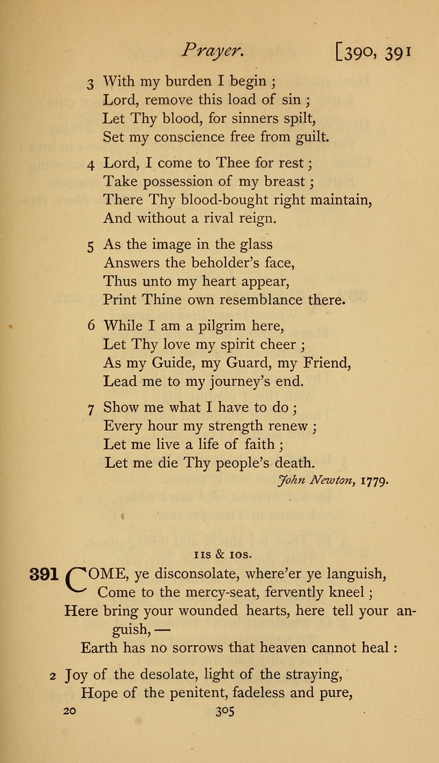 The Sacrifice of Praise. psalms, hymns, and spiritual songs designed for public worship and private devotion, with notes on the origin of hymns. page 305