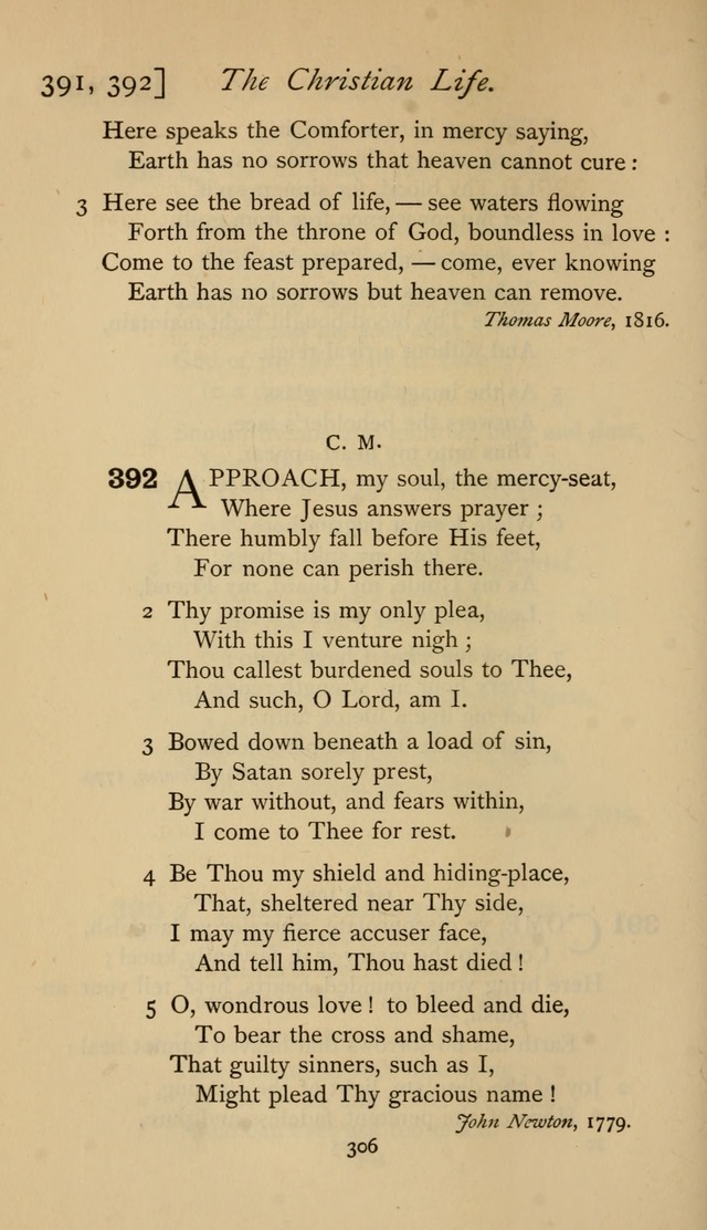 The Sacrifice of Praise. psalms, hymns, and spiritual songs designed for public worship and private devotion, with notes on the origin of hymns. page 306