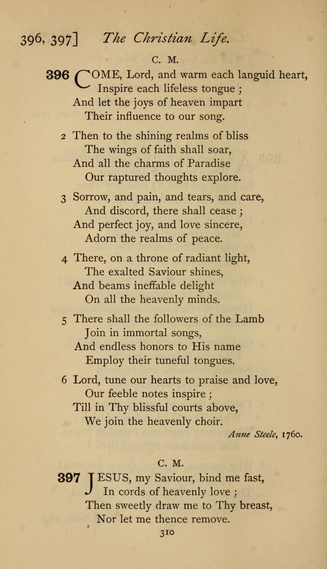 The Sacrifice of Praise. psalms, hymns, and spiritual songs designed for public worship and private devotion, with notes on the origin of hymns. page 310