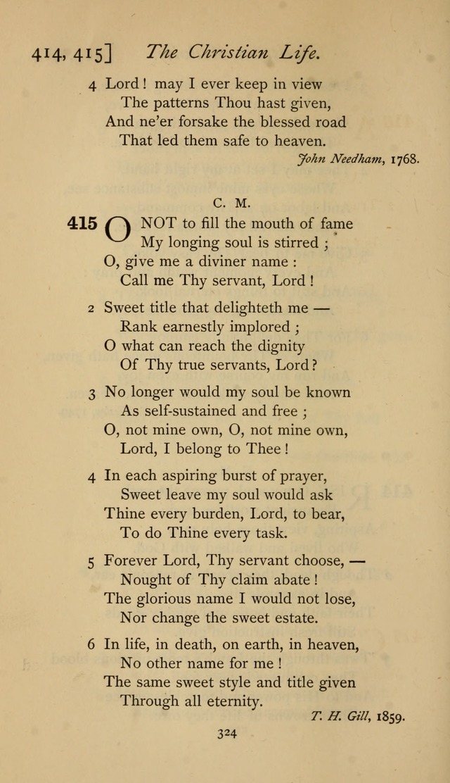 The Sacrifice of Praise. psalms, hymns, and spiritual songs designed for public worship and private devotion, with notes on the origin of hymns. page 324