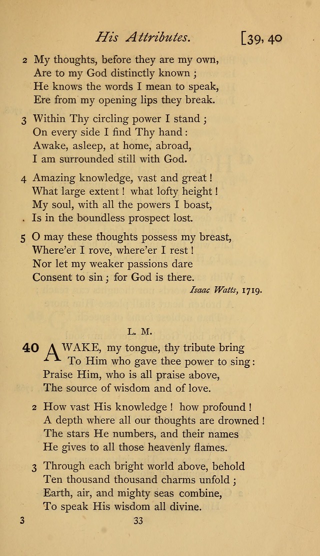 The Sacrifice of Praise. psalms, hymns, and spiritual songs designed for public worship and private devotion, with notes on the origin of hymns. page 33