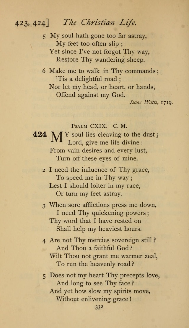 The Sacrifice of Praise. psalms, hymns, and spiritual songs designed for public worship and private devotion, with notes on the origin of hymns. page 332