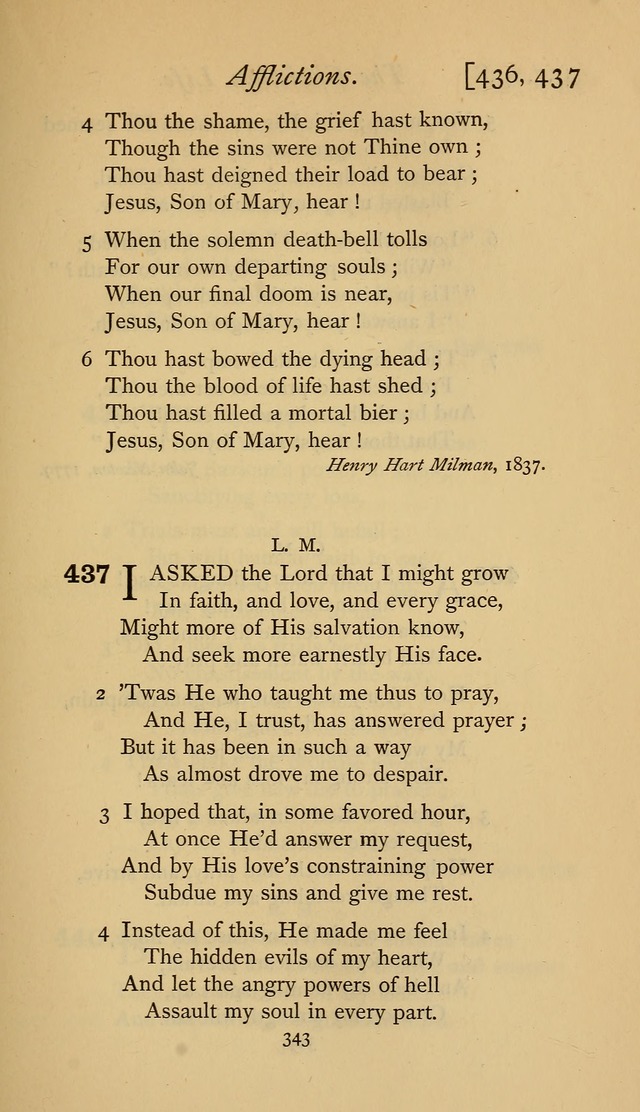 The Sacrifice of Praise. psalms, hymns, and spiritual songs designed for public worship and private devotion, with notes on the origin of hymns. page 343