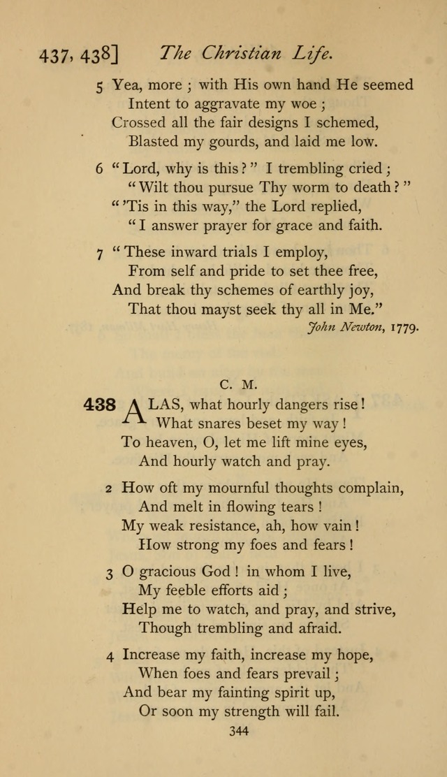 The Sacrifice of Praise. psalms, hymns, and spiritual songs designed for public worship and private devotion, with notes on the origin of hymns. page 344