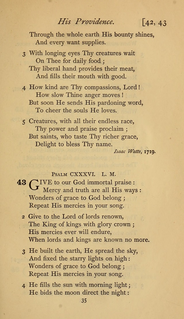 The Sacrifice of Praise. psalms, hymns, and spiritual songs designed for public worship and private devotion, with notes on the origin of hymns. page 35