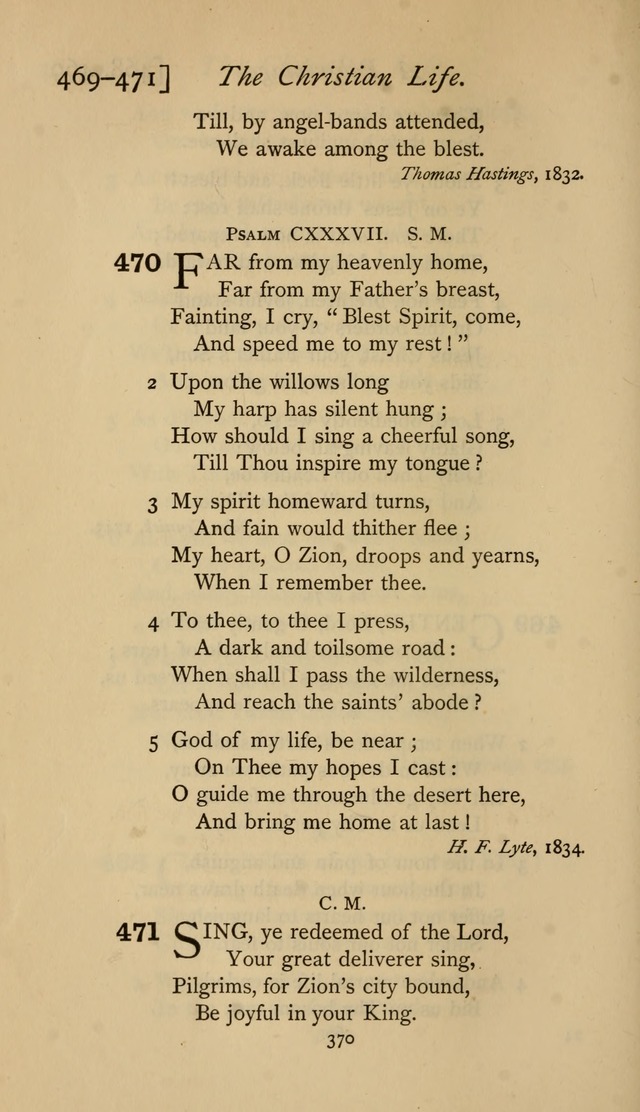 The Sacrifice of Praise. psalms, hymns, and spiritual songs designed for public worship and private devotion, with notes on the origin of hymns. page 370