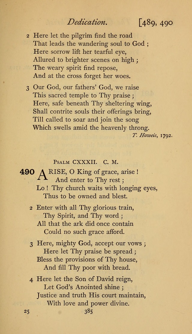 The Sacrifice of Praise. psalms, hymns, and spiritual songs designed for public worship and private devotion, with notes on the origin of hymns. page 385