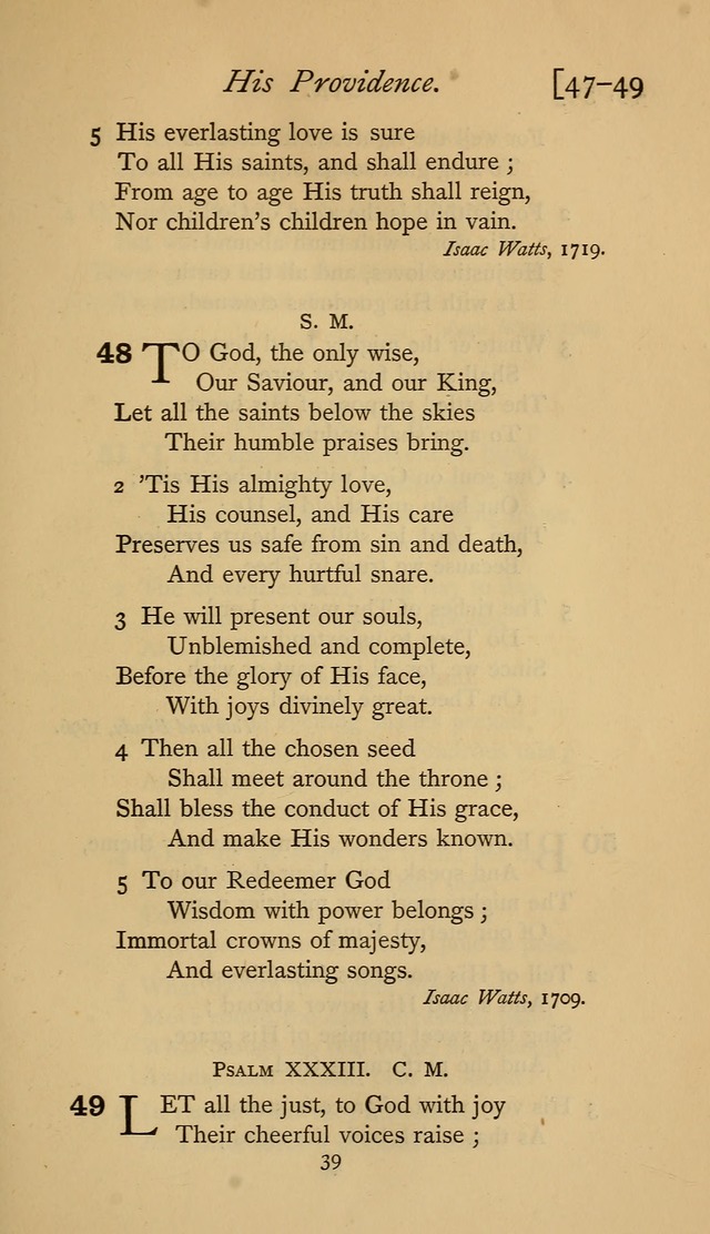 The Sacrifice of Praise. psalms, hymns, and spiritual songs designed for public worship and private devotion, with notes on the origin of hymns. page 39