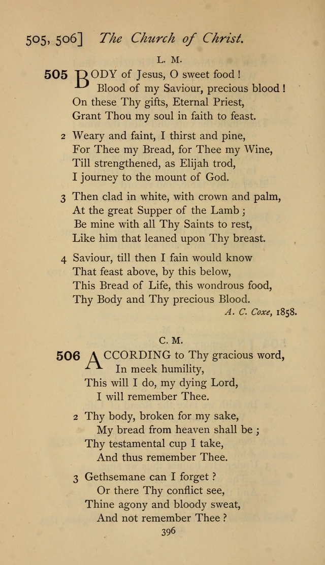 The Sacrifice of Praise. psalms, hymns, and spiritual songs designed for public worship and private devotion, with notes on the origin of hymns. page 396