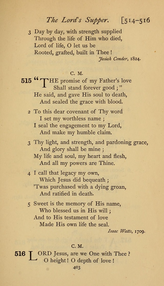 The Sacrifice of Praise. psalms, hymns, and spiritual songs designed for public worship and private devotion, with notes on the origin of hymns. page 403