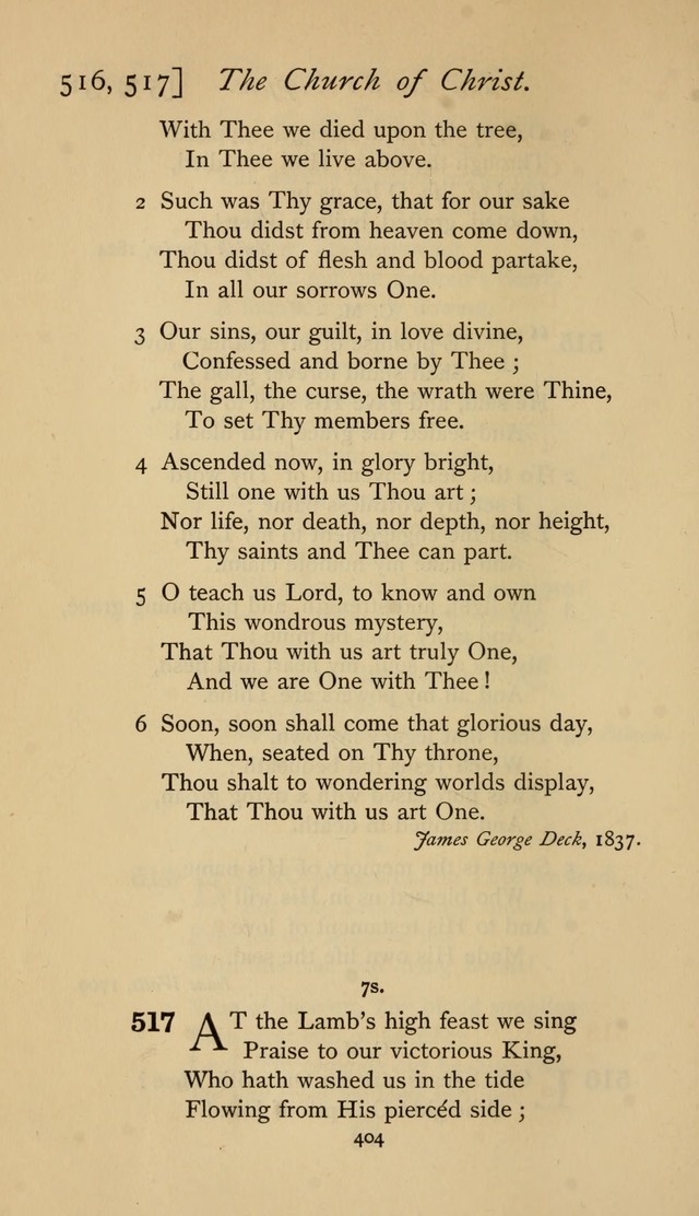 The Sacrifice of Praise. psalms, hymns, and spiritual songs designed for public worship and private devotion, with notes on the origin of hymns. page 404