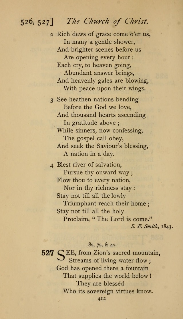 The Sacrifice of Praise. psalms, hymns, and spiritual songs designed for public worship and private devotion, with notes on the origin of hymns. page 412