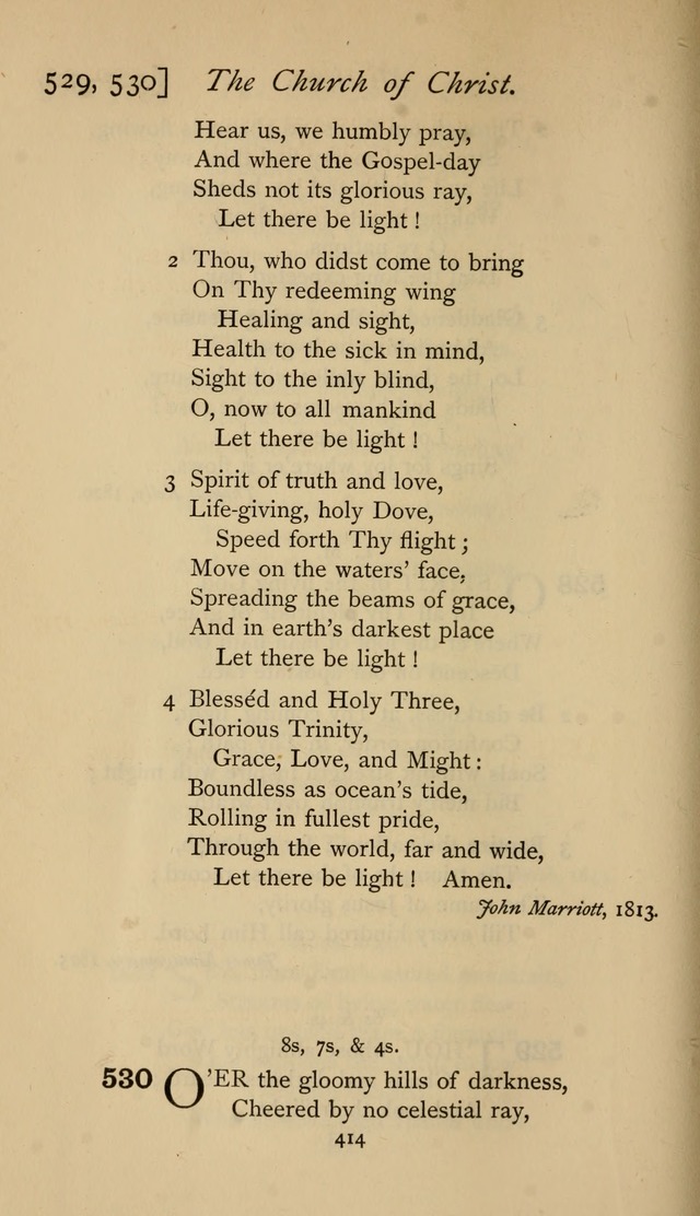 The Sacrifice of Praise. psalms, hymns, and spiritual songs designed for public worship and private devotion, with notes on the origin of hymns. page 414