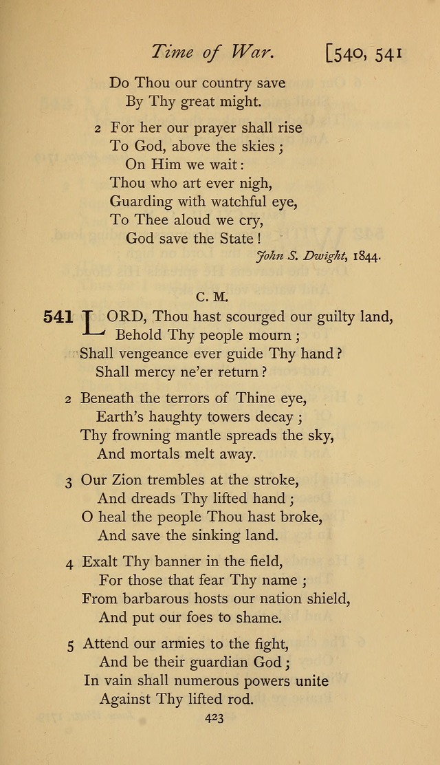 The Sacrifice of Praise. psalms, hymns, and spiritual songs designed for public worship and private devotion, with notes on the origin of hymns. page 423