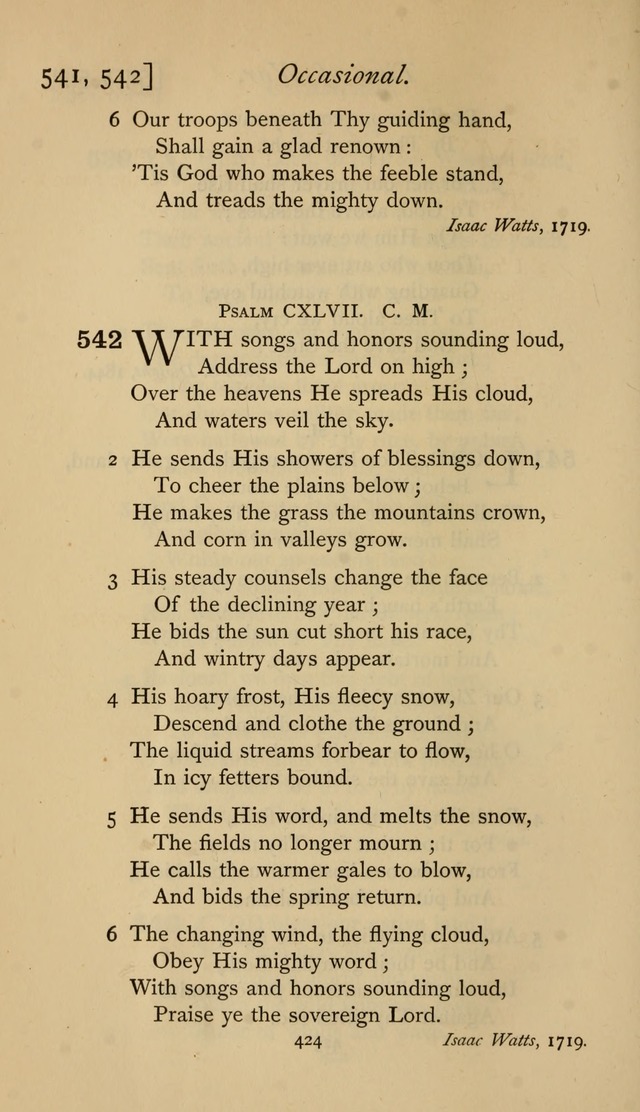 The Sacrifice of Praise. psalms, hymns, and spiritual songs designed for public worship and private devotion, with notes on the origin of hymns. page 424