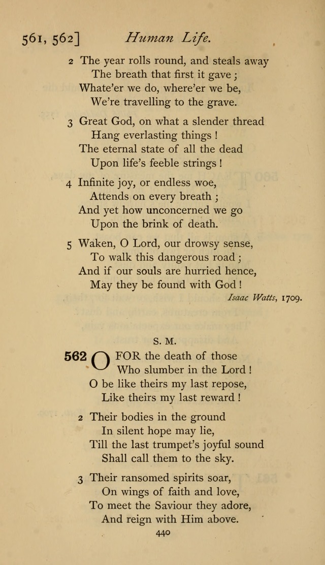 The Sacrifice of Praise. psalms, hymns, and spiritual songs designed for public worship and private devotion, with notes on the origin of hymns. page 440