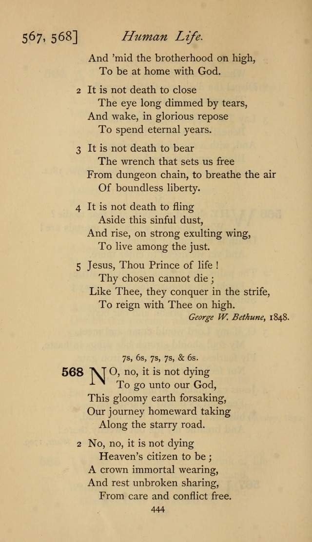 The Sacrifice of Praise. psalms, hymns, and spiritual songs designed for public worship and private devotion, with notes on the origin of hymns. page 444