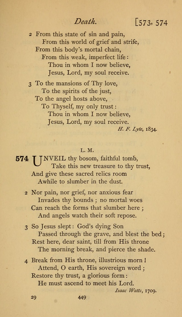 The Sacrifice of Praise. psalms, hymns, and spiritual songs designed for public worship and private devotion, with notes on the origin of hymns. page 449