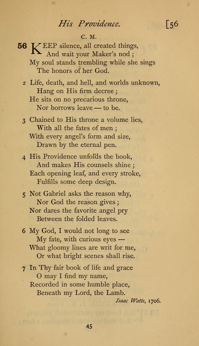 The Sacrifice of Praise. psalms, hymns, and spiritual songs designed for public worship and private devotion, with notes on the origin of hymns. page 45