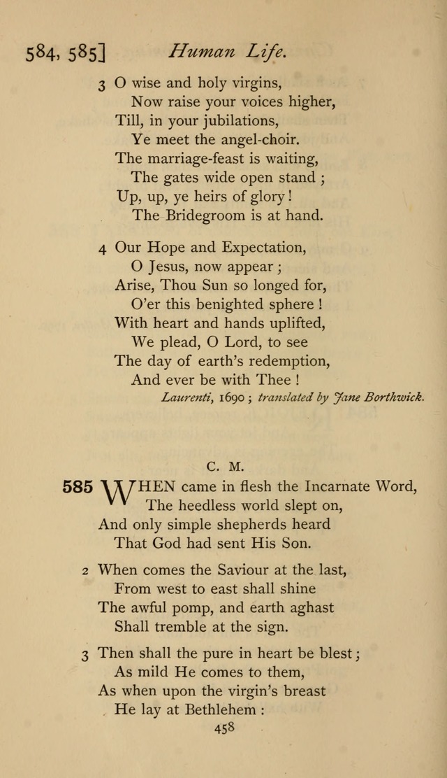 The Sacrifice of Praise. psalms, hymns, and spiritual songs designed for public worship and private devotion, with notes on the origin of hymns. page 458