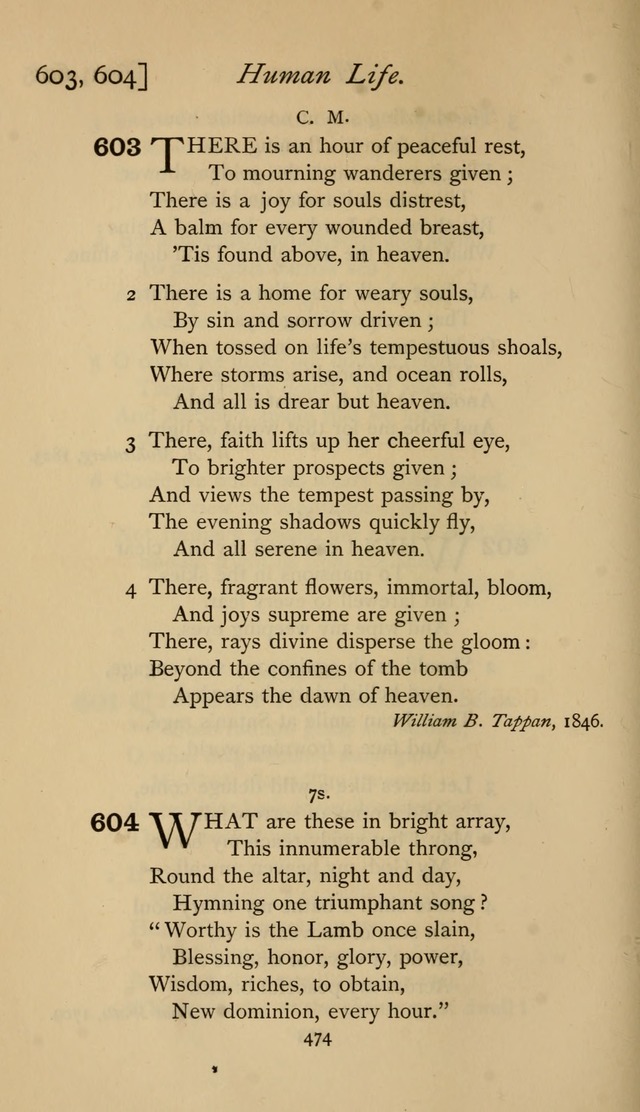 The Sacrifice of Praise. psalms, hymns, and spiritual songs designed for public worship and private devotion, with notes on the origin of hymns. page 474