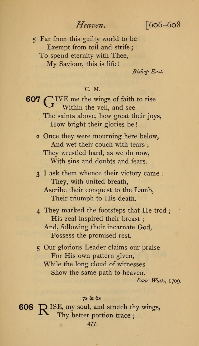 The Sacrifice of Praise. psalms, hymns, and spiritual songs designed for public worship and private devotion, with notes on the origin of hymns. page 477