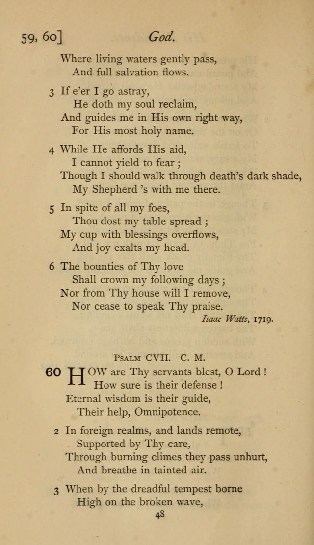 The Sacrifice of Praise. psalms, hymns, and spiritual songs designed for public worship and private devotion, with notes on the origin of hymns. page 48