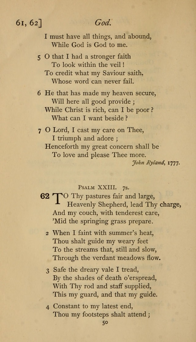 The Sacrifice of Praise. psalms, hymns, and spiritual songs designed for public worship and private devotion, with notes on the origin of hymns. page 50