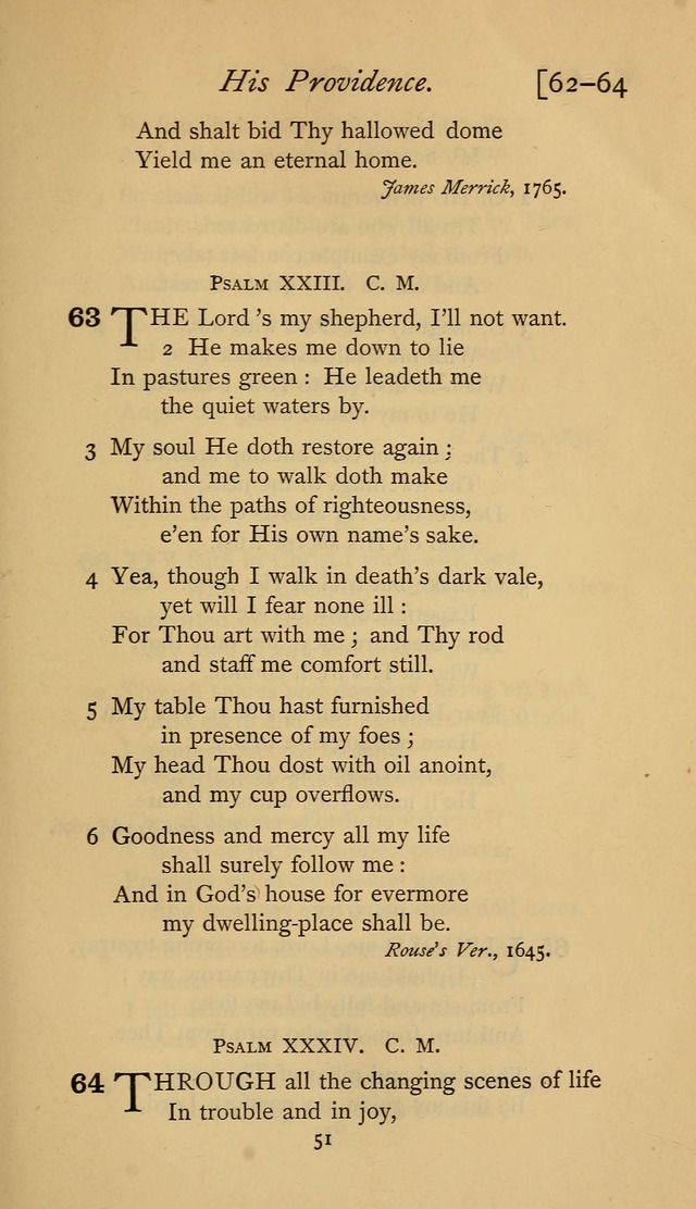 The Sacrifice of Praise. psalms, hymns, and spiritual songs designed for public worship and private devotion, with notes on the origin of hymns. page 51