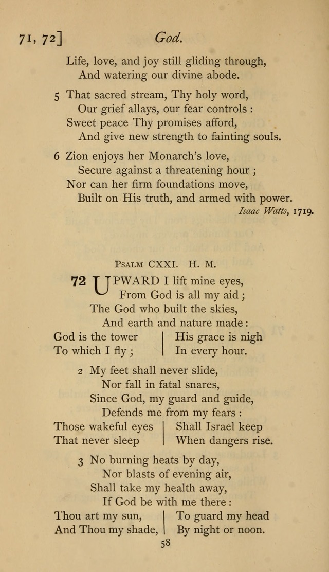 The Sacrifice of Praise. psalms, hymns, and spiritual songs designed for public worship and private devotion, with notes on the origin of hymns. page 58