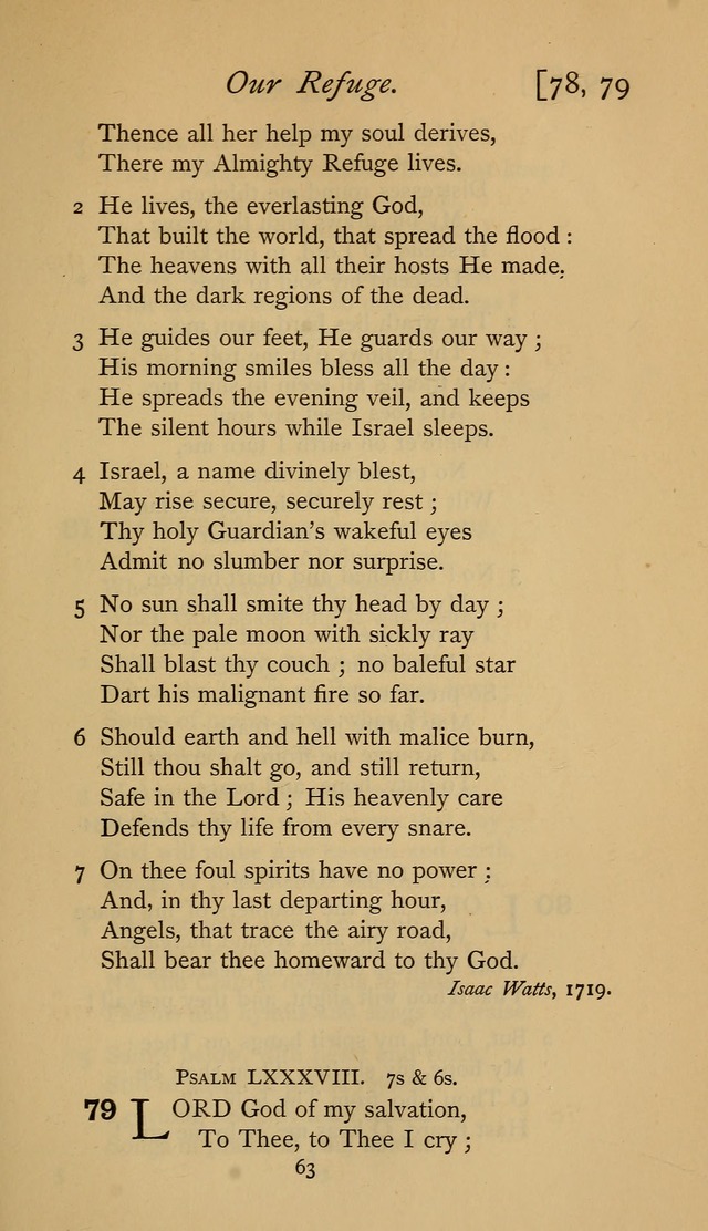 The Sacrifice of Praise. psalms, hymns, and spiritual songs designed for public worship and private devotion, with notes on the origin of hymns. page 63