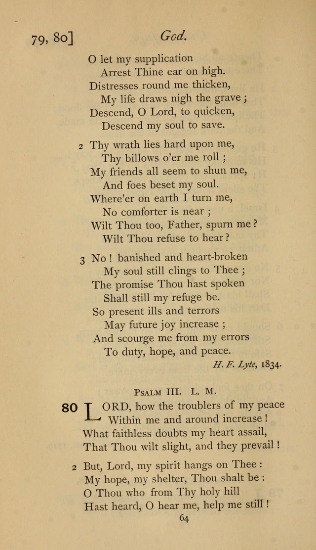 The Sacrifice of Praise. psalms, hymns, and spiritual songs designed for public worship and private devotion, with notes on the origin of hymns. page 64