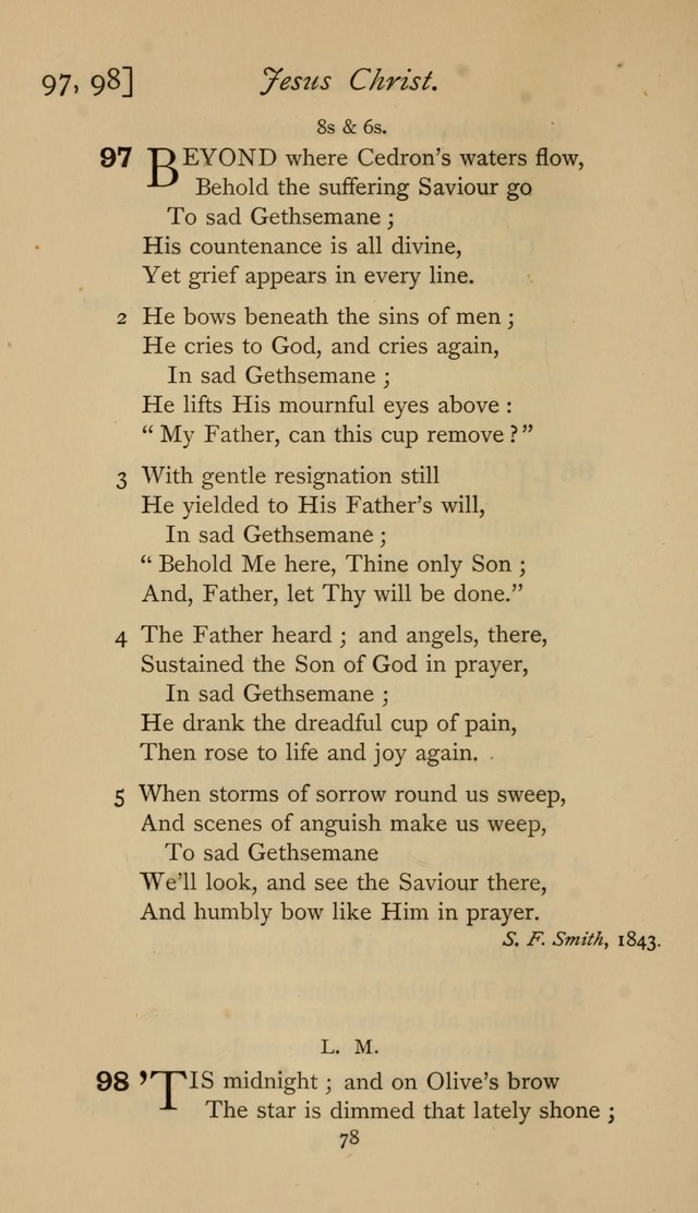 The Sacrifice of Praise. psalms, hymns, and spiritual songs designed for public worship and private devotion, with notes on the origin of hymns. page 78