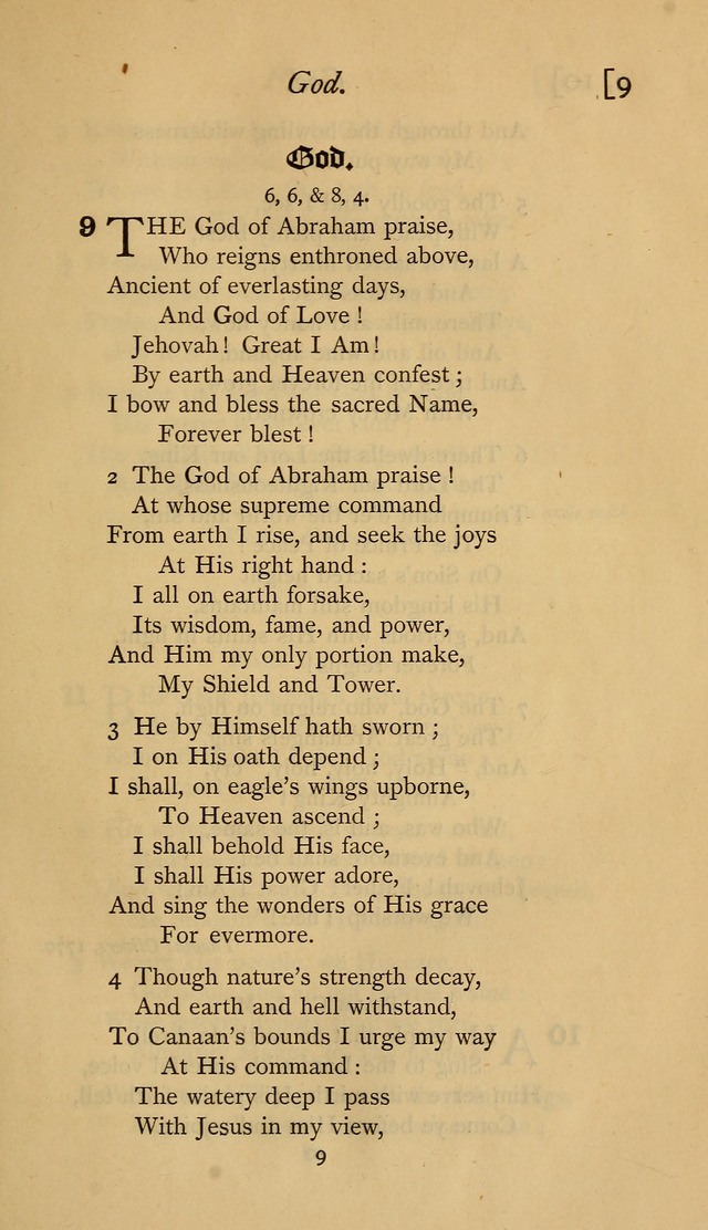 The Sacrifice of Praise. psalms, hymns, and spiritual songs designed for public worship and private devotion, with notes on the origin of hymns. page 9