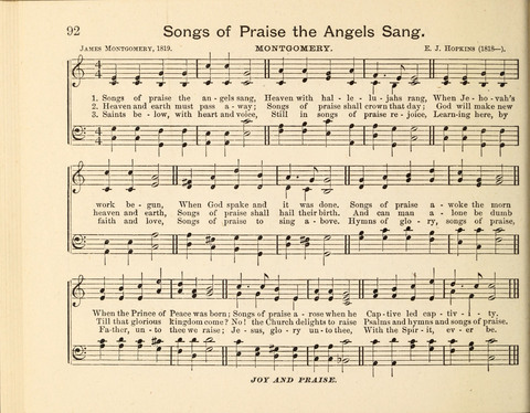 Songs of Praise: for Sunday-Schools page 92