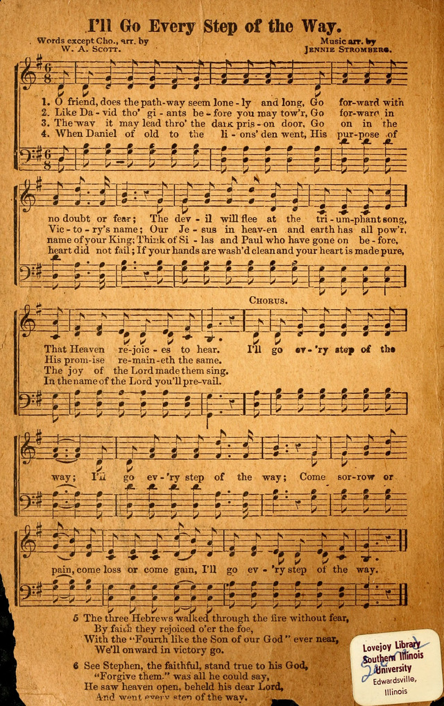 Songs of Praise and Salvation page 1