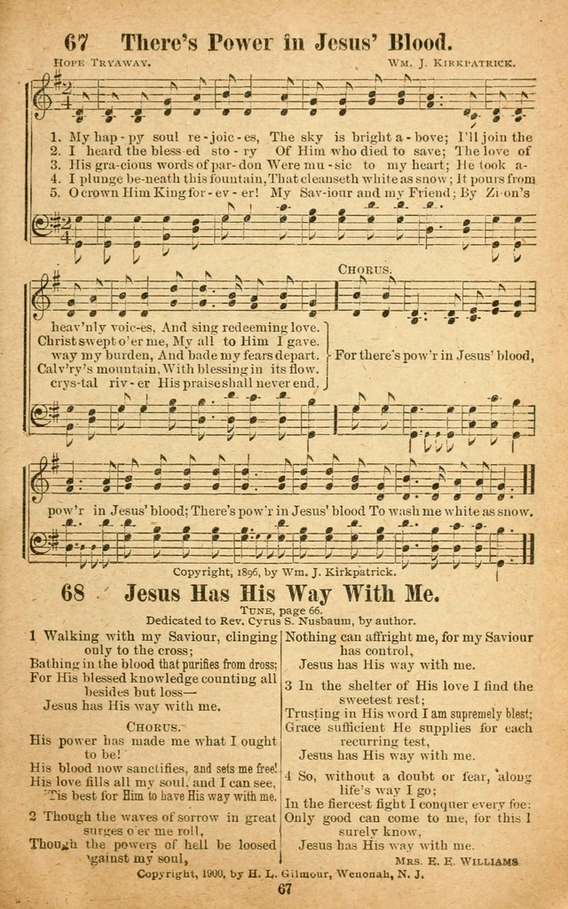 Songs of Praise and Salvation page 68