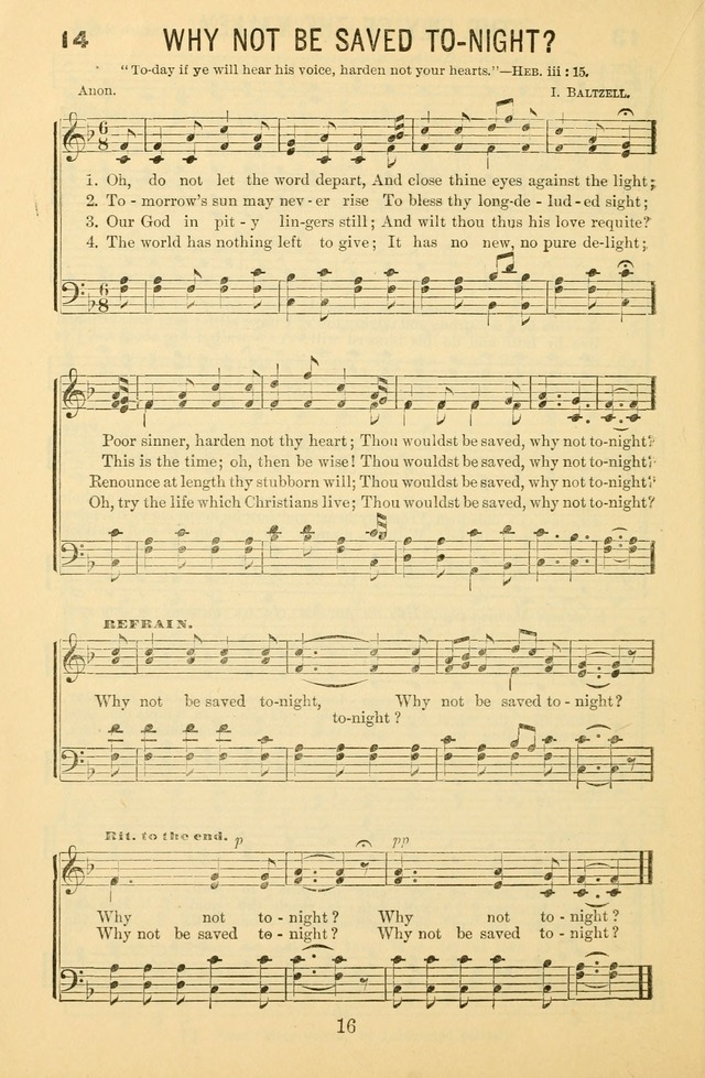 Songs of Refreshing: adapted for use in revival meetings, camp meetings, and the social services of the church. page 16